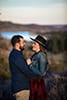Wyoming fall engagement session