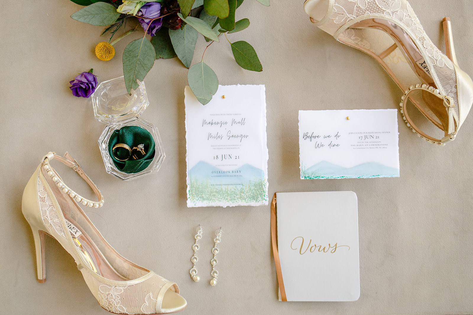 , Miles & Makenzie | Rustic Mountain Jewel Toned Wedding