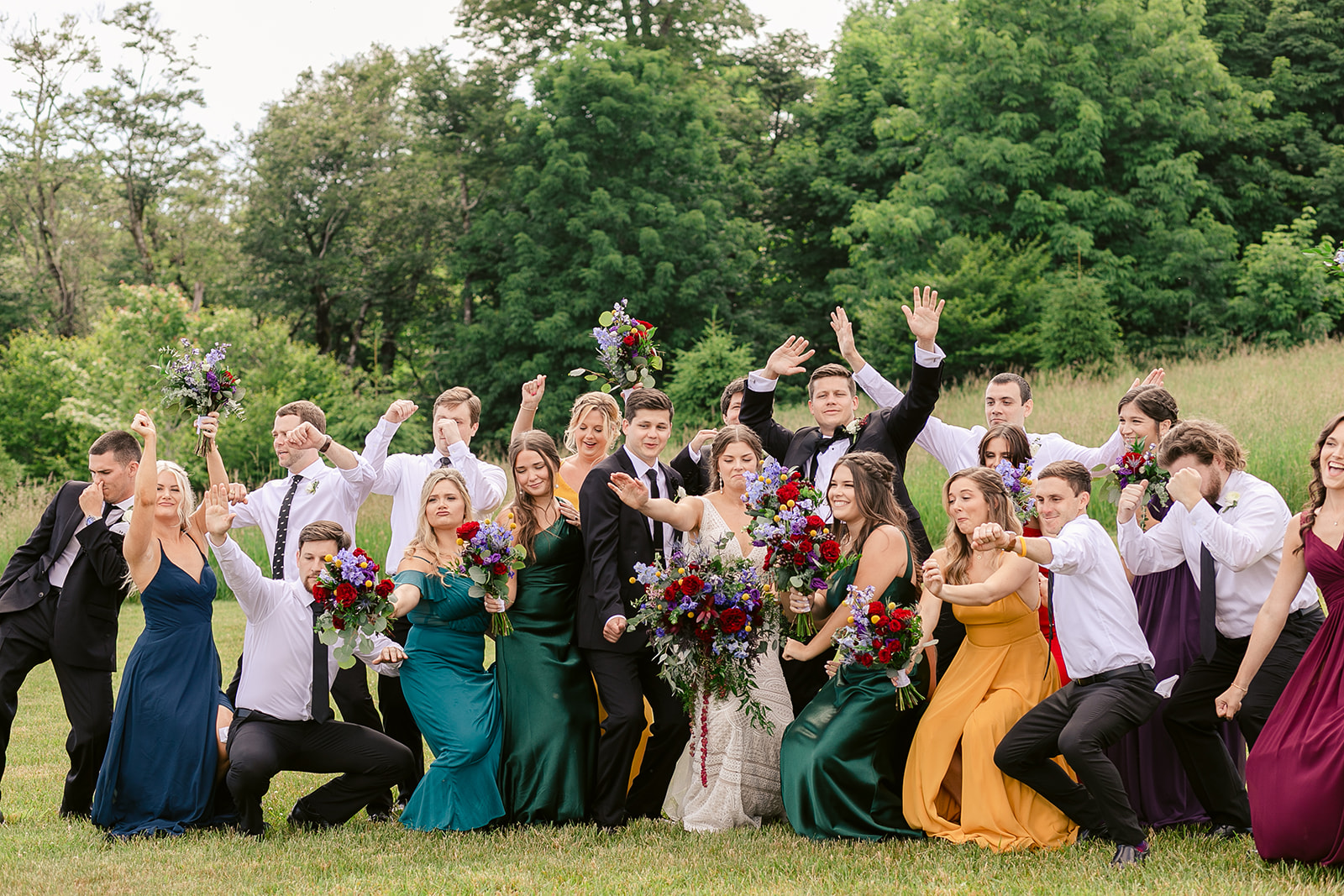 , Miles & Makenzie | Rustic Mountain Jewel Toned Wedding