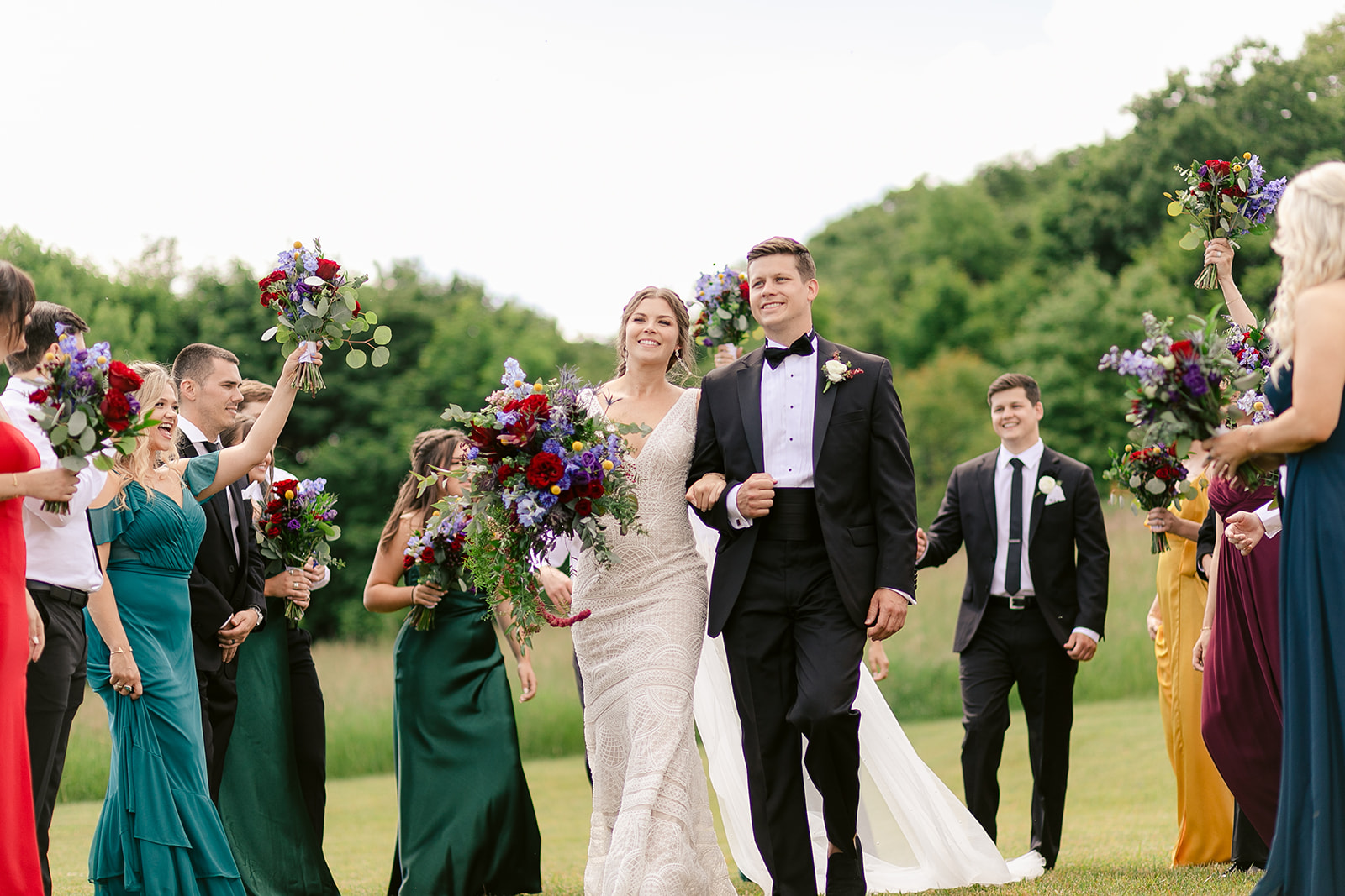 , Miles & Makenzie | Rustic Mountain Jewel Toned Wedding