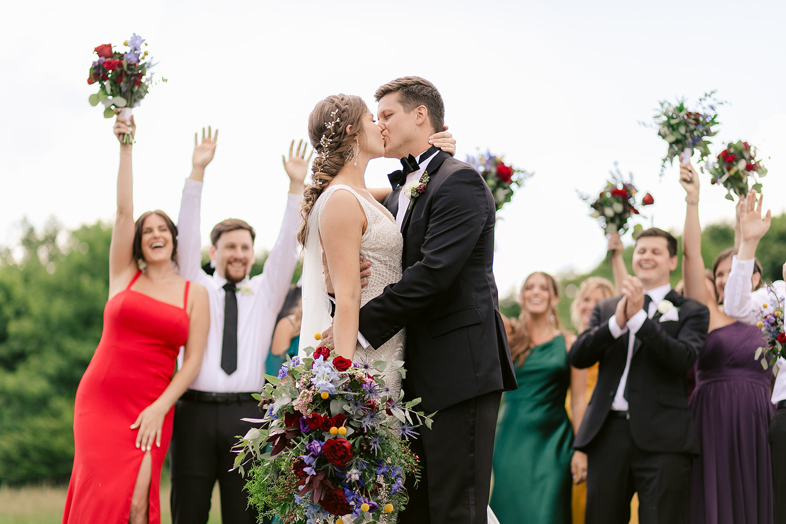 , Miles & Makenzie | Rustic Mountain Jewel Toned Wedding