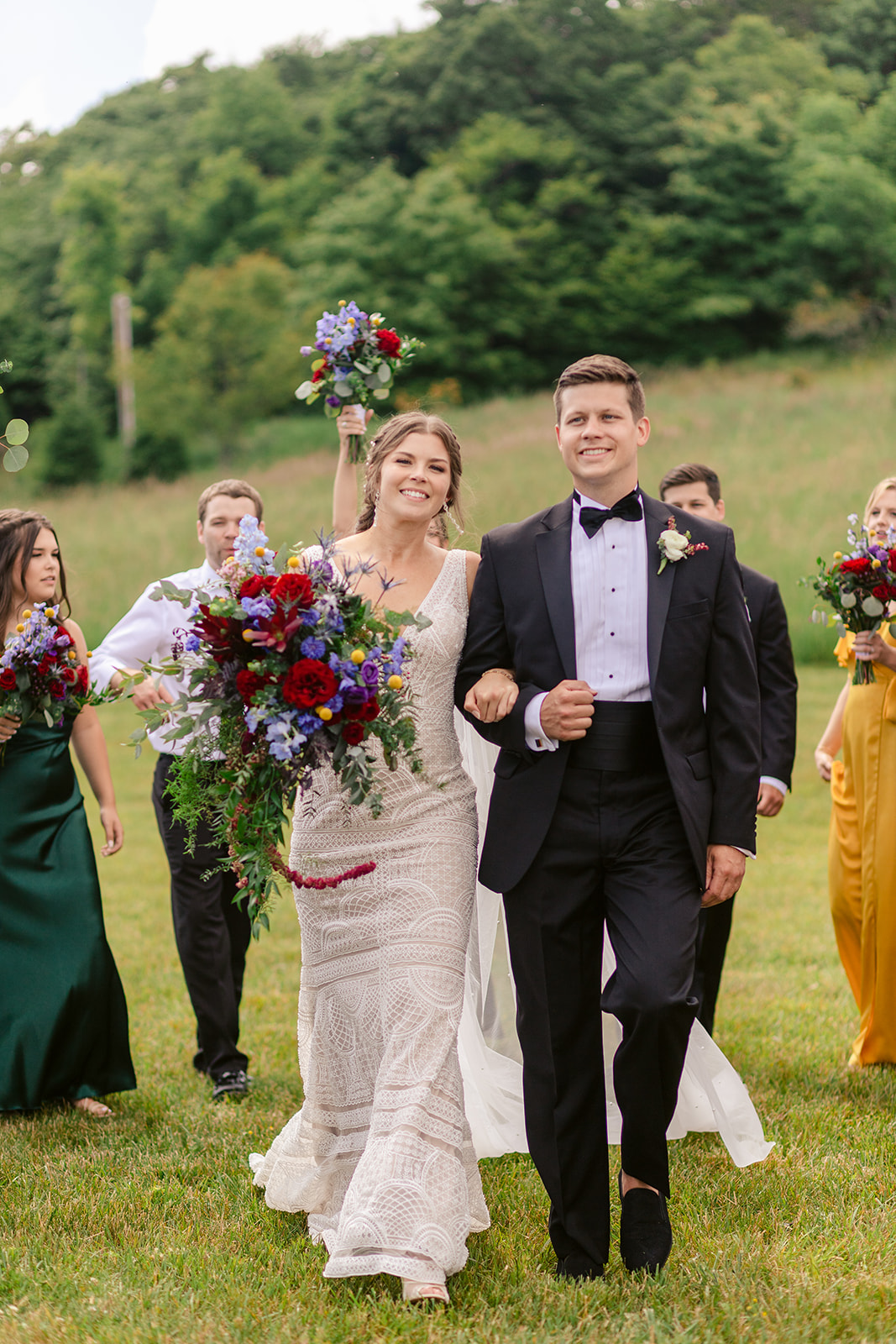 , Miles & Makenzie | Rustic Mountain Jewel Toned Wedding