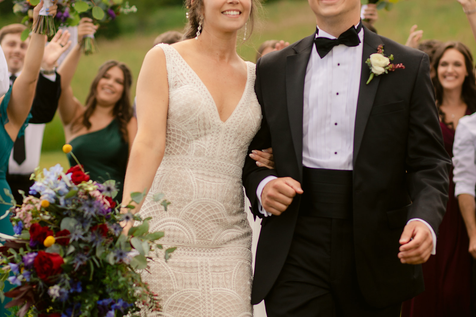 , Miles & Makenzie | Rustic Mountain Jewel Toned Wedding