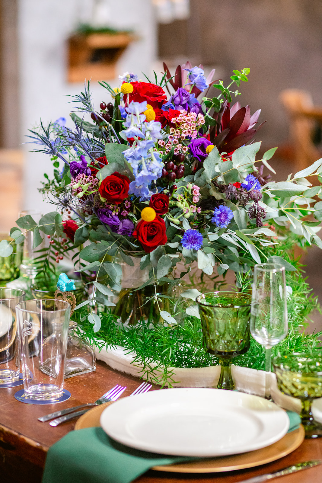 , Miles & Makenzie | Rustic Mountain Jewel Toned Wedding