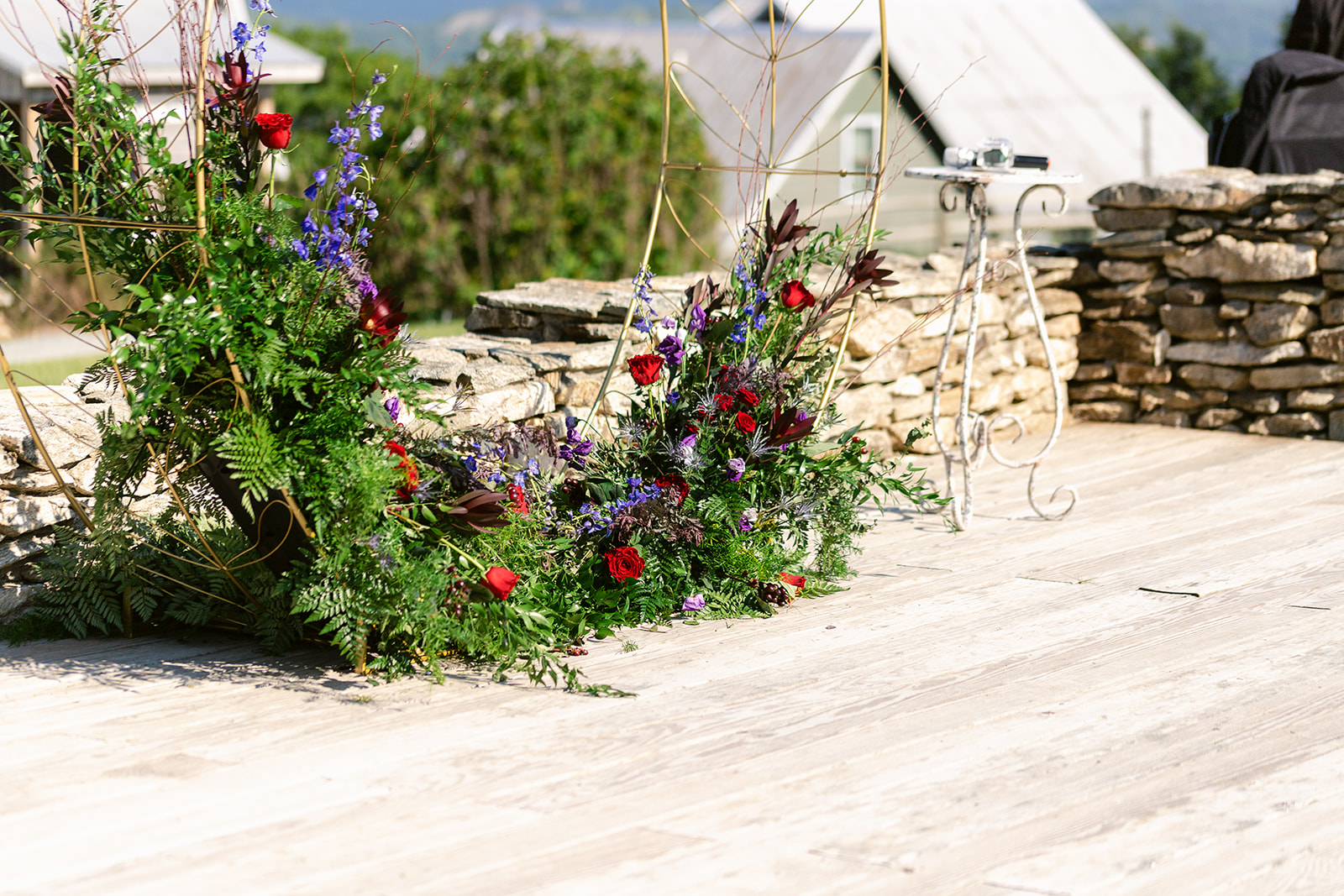 , Miles & Makenzie | Rustic Mountain Jewel Toned Wedding