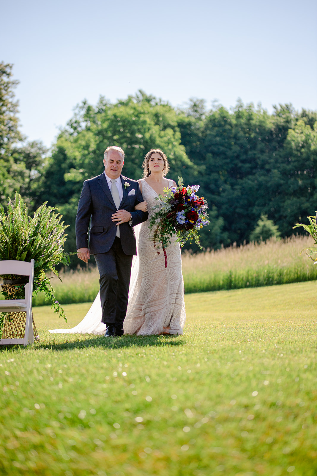 , Miles & Makenzie | Rustic Mountain Jewel Toned Wedding