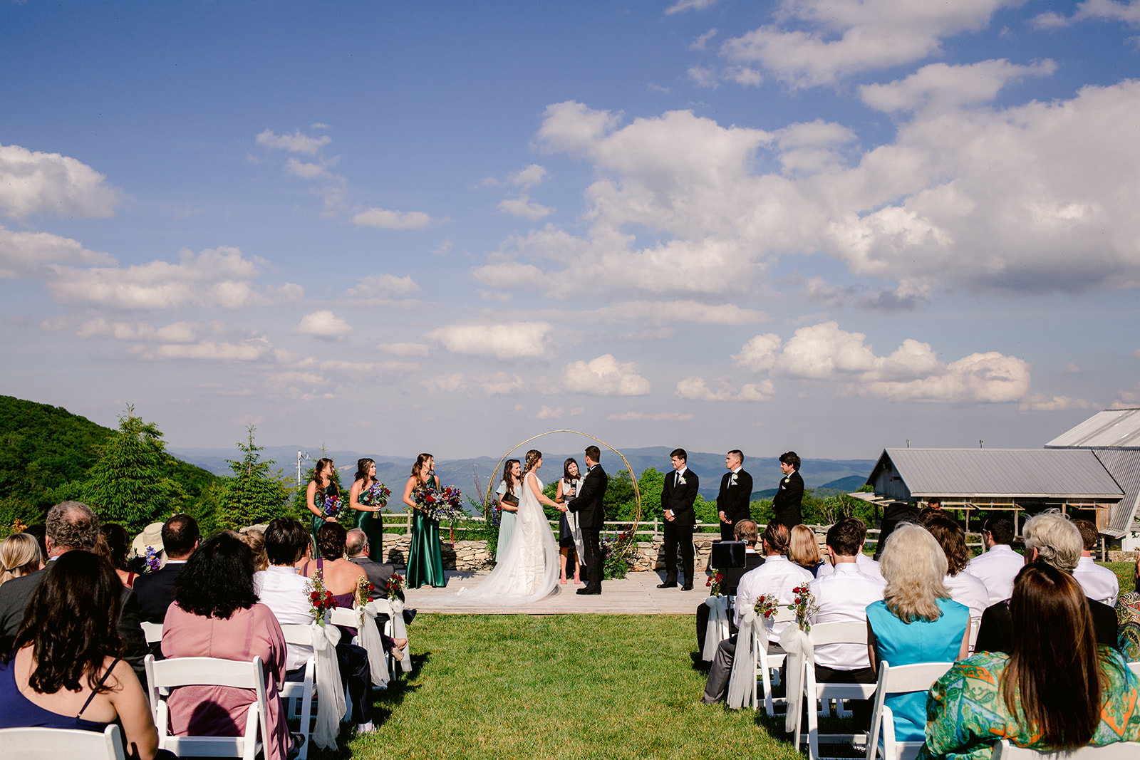 , Miles & Makenzie | Rustic Mountain Jewel Toned Wedding