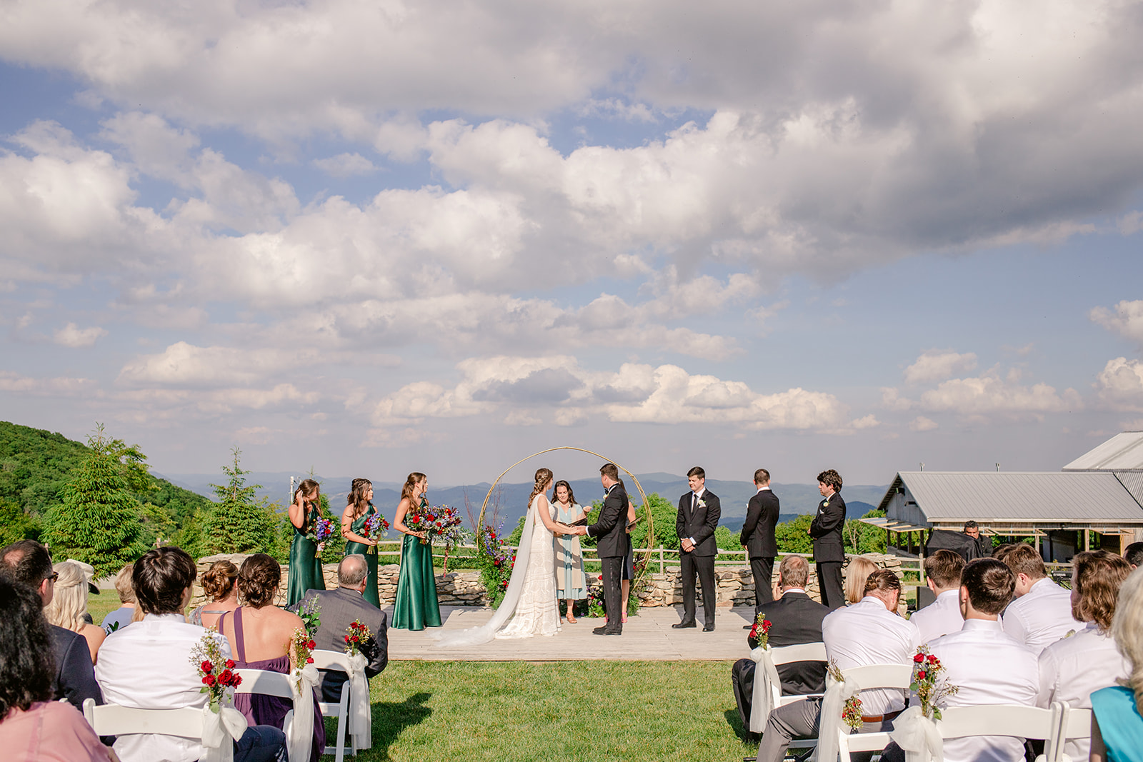 , Miles & Makenzie | Rustic Mountain Jewel Toned Wedding