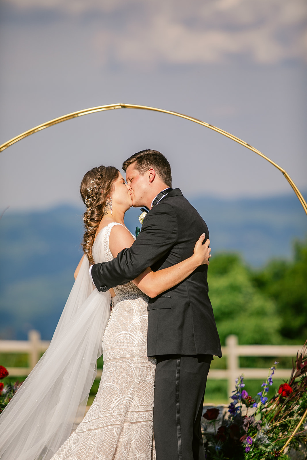 , Miles & Makenzie | Rustic Mountain Jewel Toned Wedding
