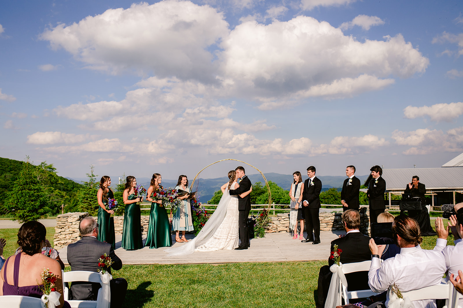 , Miles & Makenzie | Rustic Mountain Jewel Toned Wedding