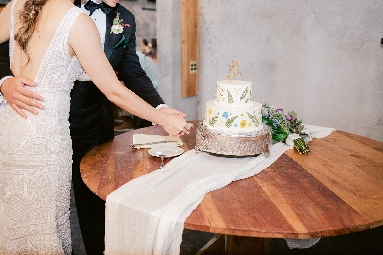 , Miles & Makenzie | Rustic Mountain Jewel Toned Wedding