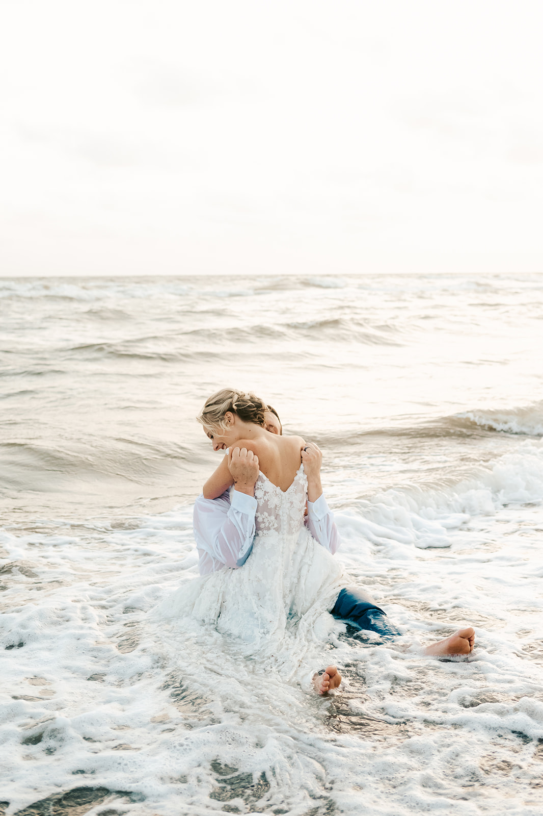 nc beach elopement, Oak Island Elopement