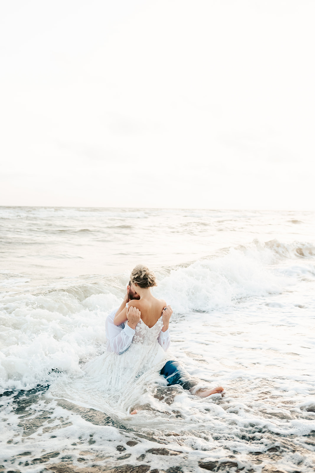 nc beach elopement, Oak Island Elopement
