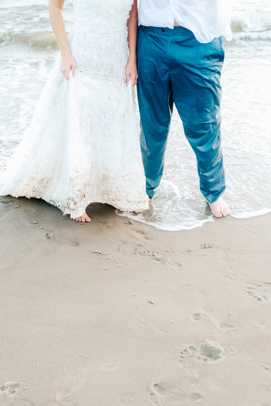nc beach elopement, Oak Island Elopement