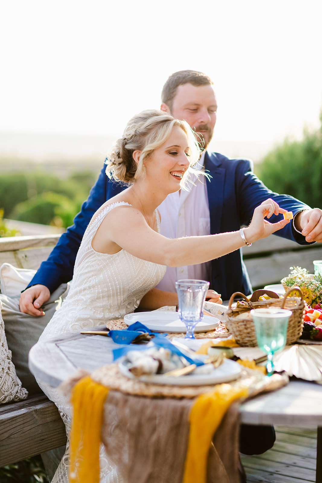 nc beach elopement, Oak Island Elopement