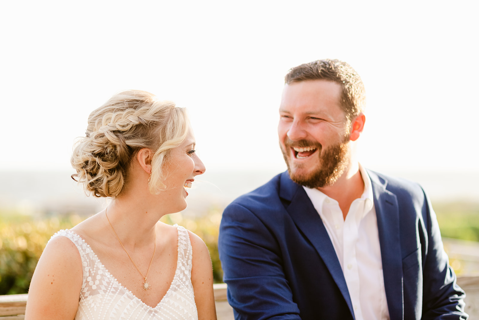 nc beach elopement, Oak Island Elopement