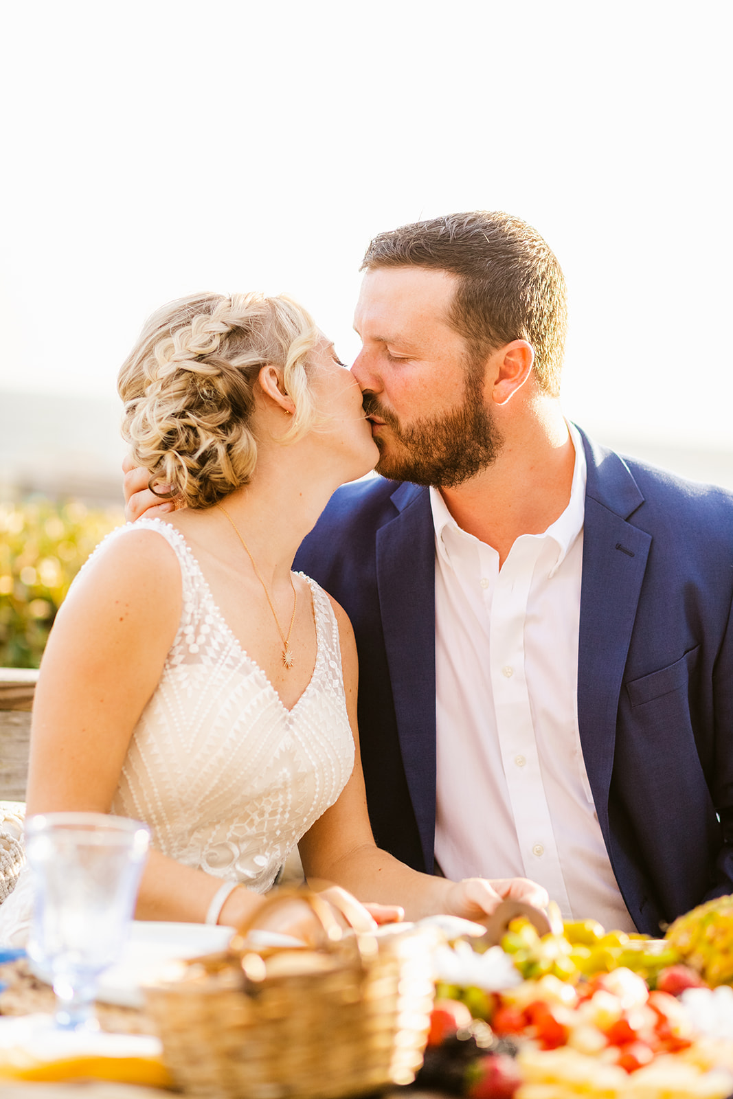 nc beach elopement, Oak Island Elopement