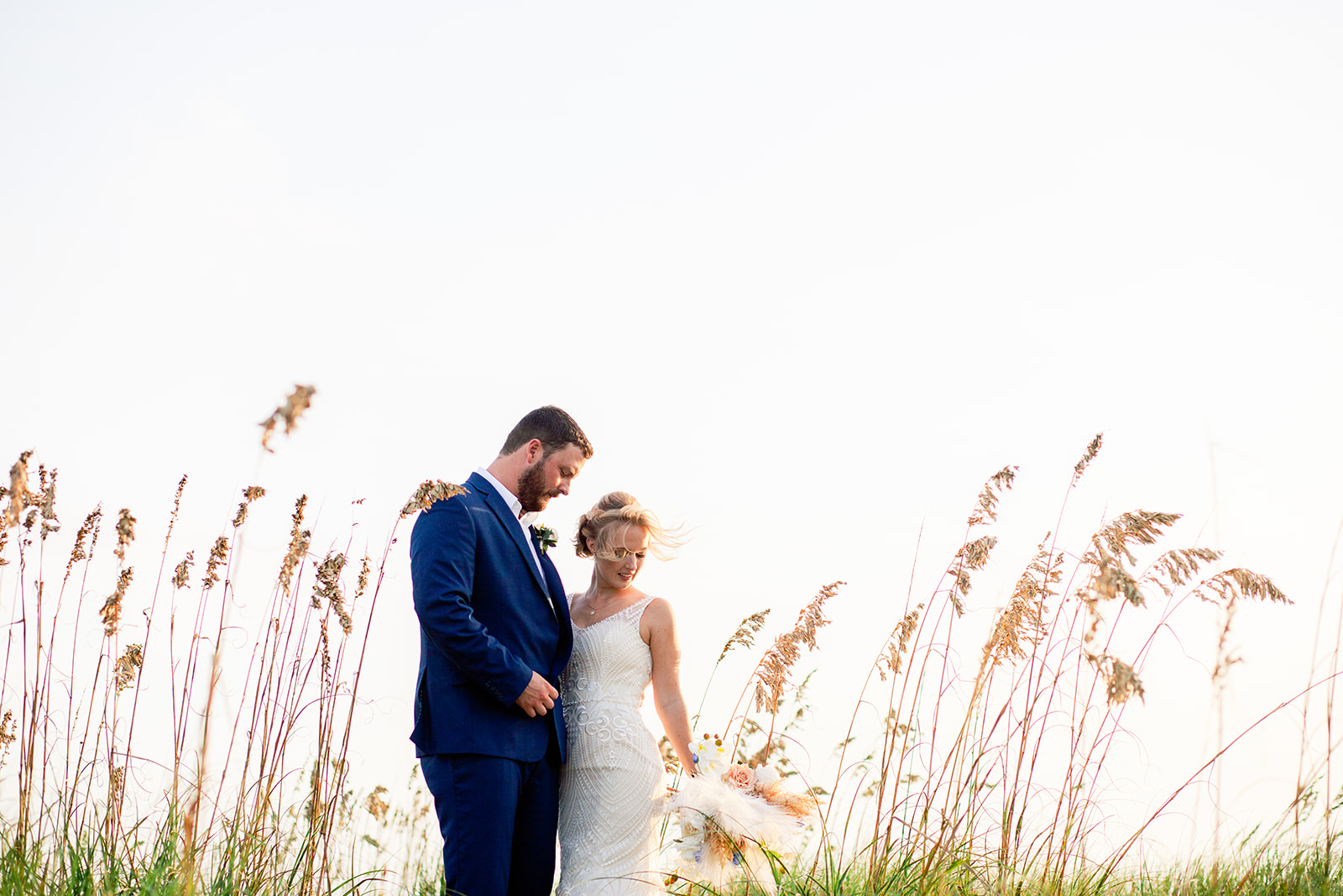 nc beach elopement, Oak Island Elopement
