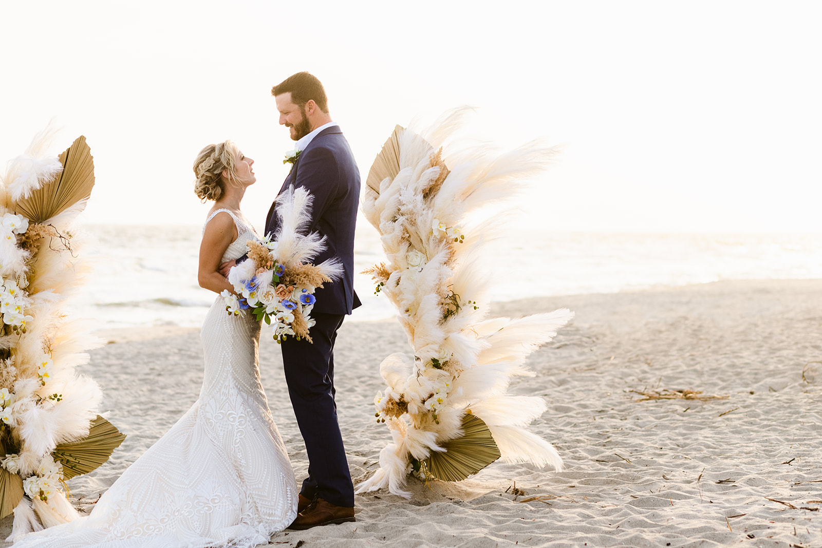 nc beach elopement, Oak Island Elopement