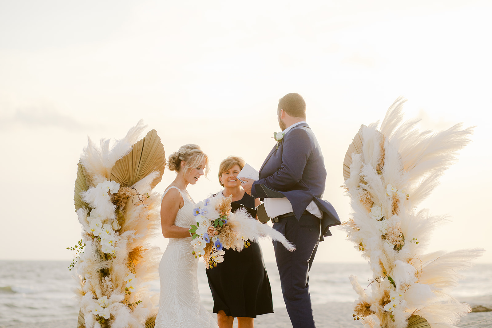 nc beach elopement, Oak Island Elopement