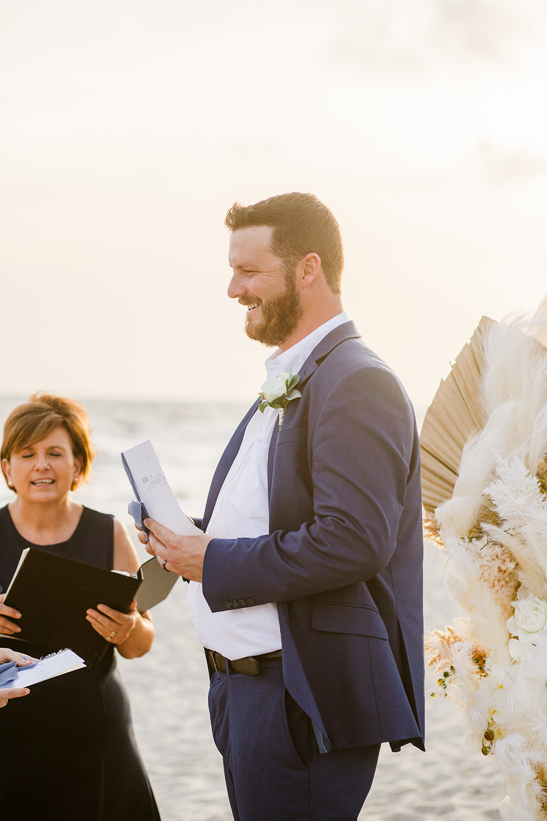 nc beach elopement, Oak Island Elopement