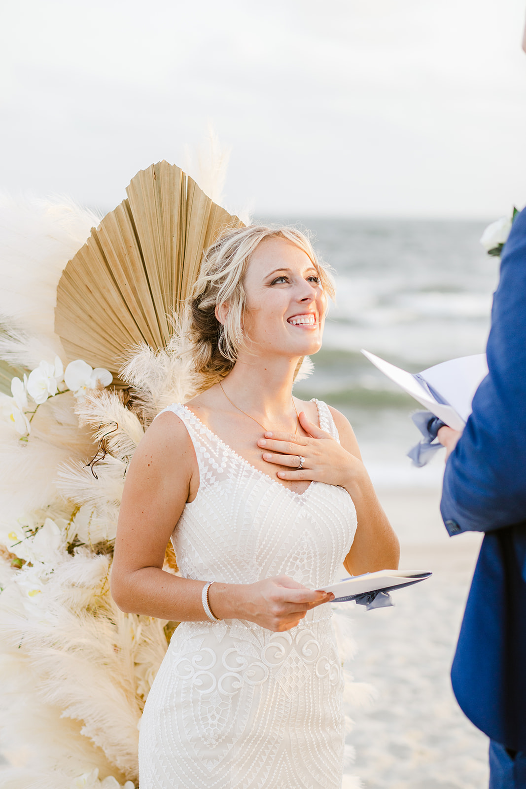 nc beach elopement, Oak Island Elopement