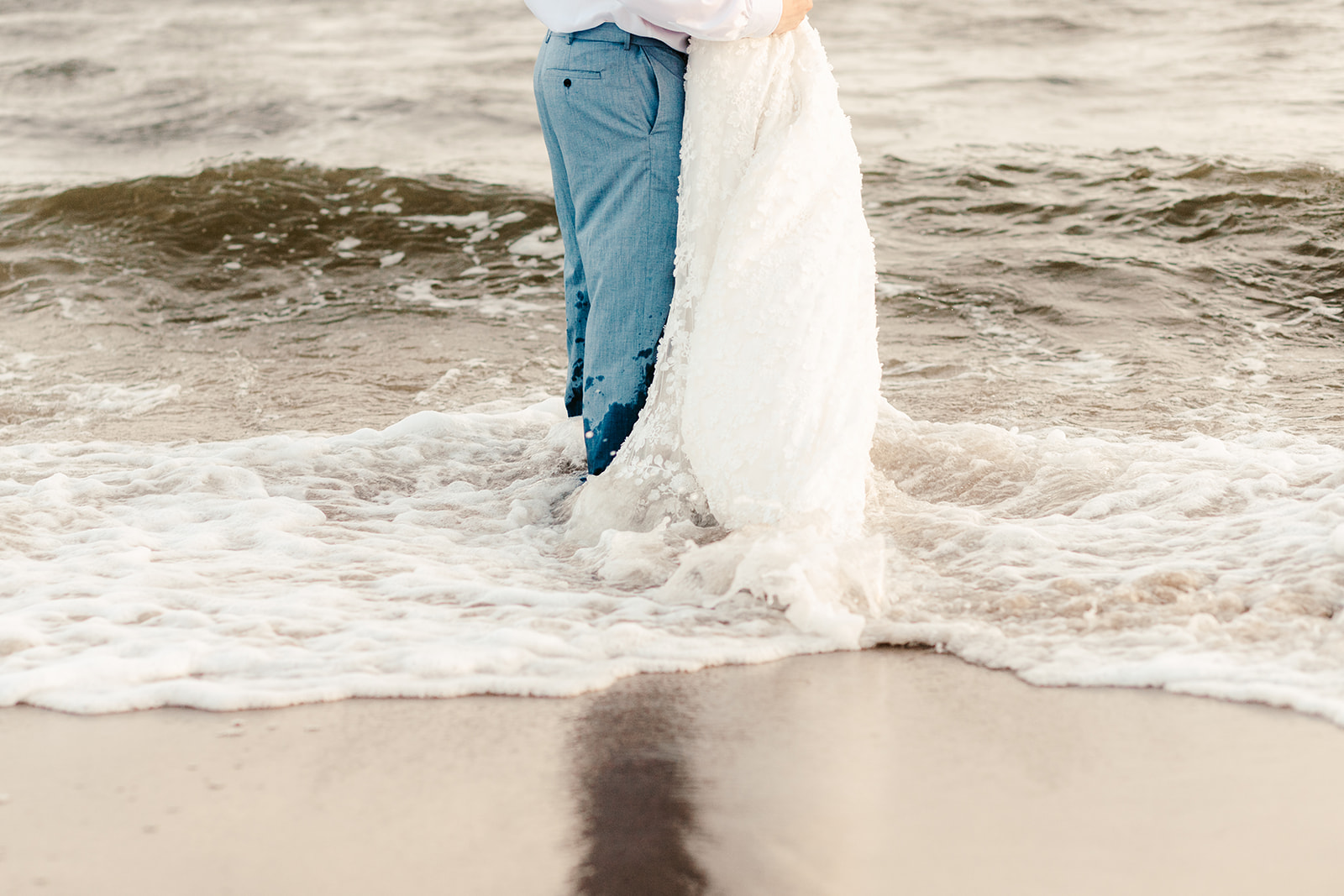nc beach elopement, Oak Island Elopement