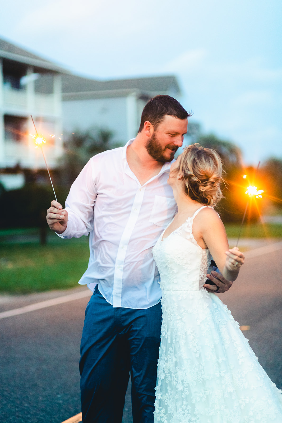 nc beach elopement, Oak Island Elopement