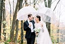 Ethereal Wedding in the Rain 
