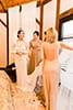 Bride and Bridesmaids Getting Ready | Rustic Wedddings