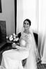 Classic Bridal Portraits | Black and White