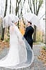 Rainy Weddings | Flowing Bridal Veil 