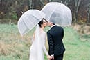 Kissing in the Rain | Rainy Weddings